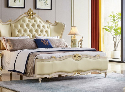 Bett Design Hotel Polster Betten Schlafzimmer Doppel Chesterfield Massivholz