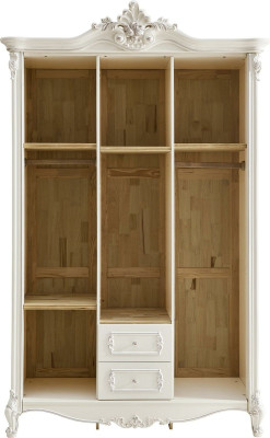 Kleiderschrank Massivholz Stil Rokoko Schrank Antik Barock Schlafzimmer Neu