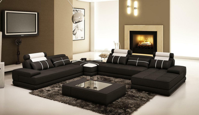 XXL Designer Wohnlandschaft Polster Ecksofa EckGarnitur Sofa Couch