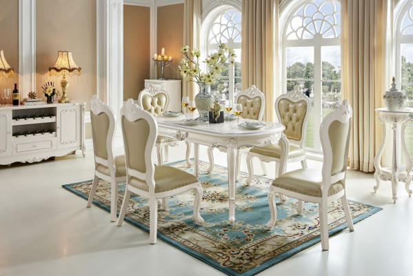 Barock Antik Stil Tisch Echtes Holz Tische Klassische Esstisch Designer Rokoko