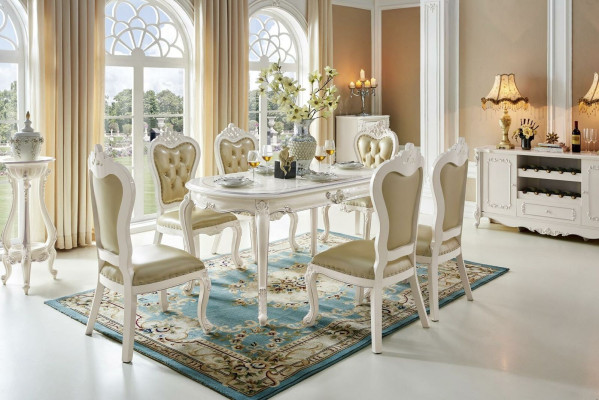 Barock Antik Stil Tisch Echtes Holz Tische Klassische Esstisch Designer Rokoko