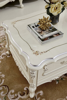Barock Rokoko Couchtisch Tisch Wohnzimmer Tische Klassischer Holz