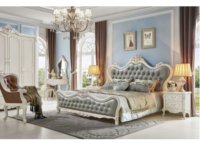 Schlafzimmer Nachttisch Bett 6 tlg.Schlafzimmer Set Schminktisch Massivholz