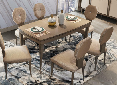 Stuhl 1x Luxus Design Polster Stühle Sitz Büro Esszimmer Designer Holz Sessel