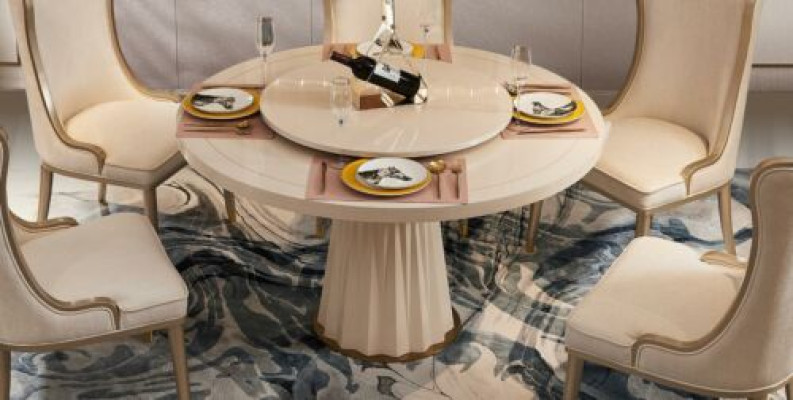 Design Stuhle Massivholz Amerikanischer Stil Polster Gruppe Sitzgarnitur Echtes