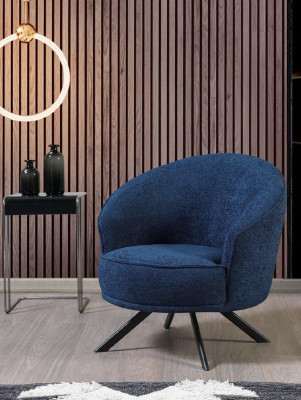 Sessel Luxus Einsitzer Couch Textil Sofa Polstermöbel Coucher Blastoff Textil