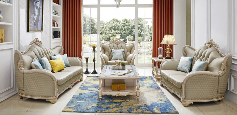 Design Polster Leder Sofa Sofas Dreisitzer 3er Wohnzimmer Couchen Massivholz