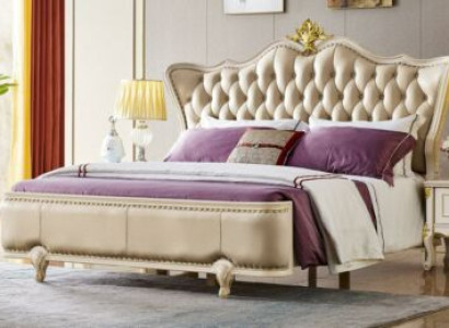 Bett Möbel Nachttisch 3tlg. Schlafzimmer Set Chesterfield Massivholz