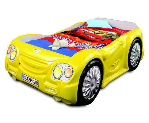 Rennwagen Auto Bett Matratze Kinderbett Autobett Deko Kinderzimmer Betten