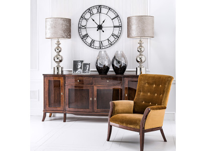 XXL Sideboard Anrichte Kommode Wohnzimmer Schrank Holz Regal Antik Stil Design