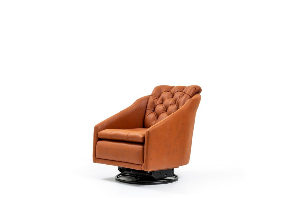 Modern Sessel Wohnzimmer Orange Stil Möbel Designer Lounge Club 75x90