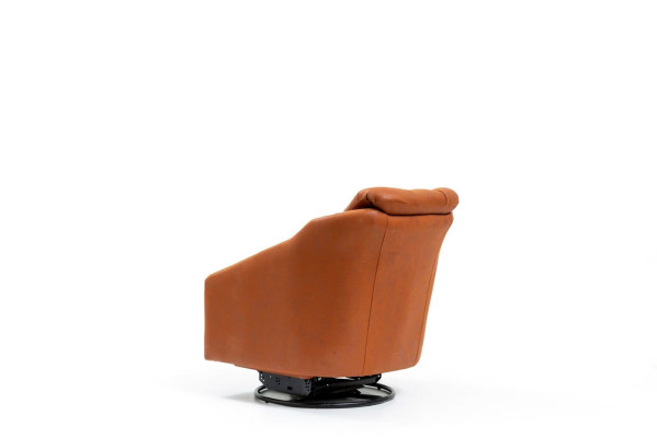 Modern Sessel Wohnzimmer Orange Stil Möbel Designer Lounge Club 75x90