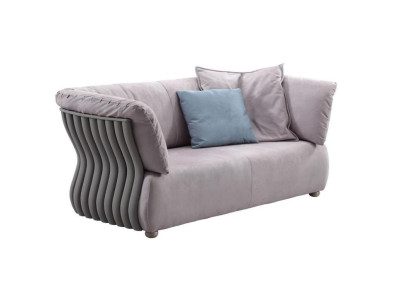 Sofa 2 Sitzer Designer Sofa Couch Polster Sofas Couchen Stoff Textil Neu