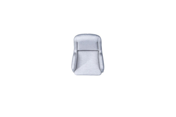 Designer Grauer Sessel Luxus 1 Sitzer Polstersessel Textil Polstersessel