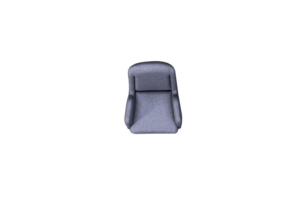 Designer Grauer Sessel Luxus 1 Sitzer Polstersessel Textil Polstersessel