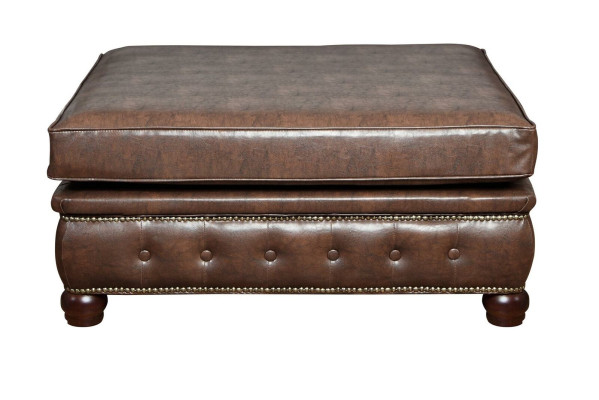 Fußhocker Club Lounge Hocker Chesterfield Textil Ottoman Design Ottomane Stoff