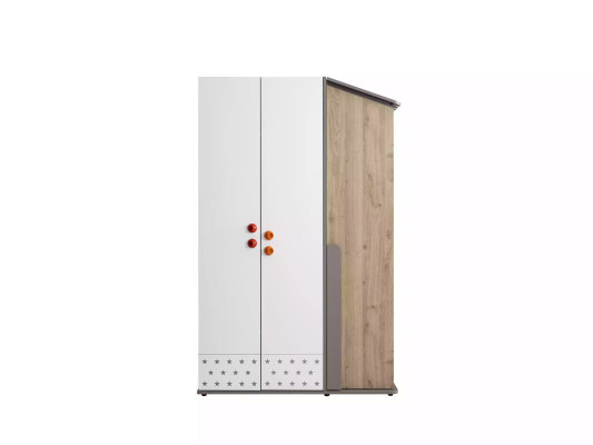 Modern Kleiderschrank Holzschrank Schrank Möbel Holz 3 Tür Design Weiß