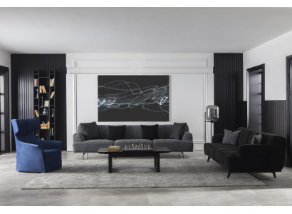 Sofagarnitur Set 4+3+1 Couchtisch Sofa Couch Möbel Sitzgarnitur Polster