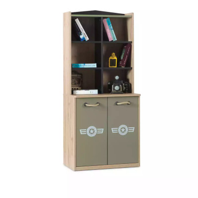 Kindermöbel Luxus Kinderzimmer Garnitur Bett Grün Bettrahmen 5tlg Holz