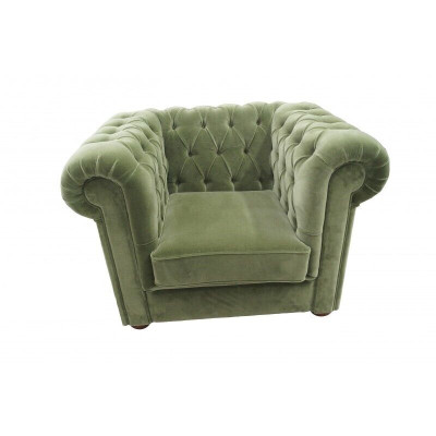 Chesterfield Sessel Couch Polster 1 Sitzer Samt Design Couchen Sofas