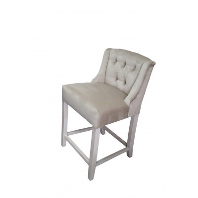 Exklusive x4 Chesterfield Barhocker Barstühle Stoffsitzer Designer 4-er Set