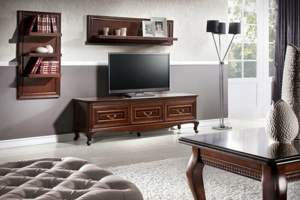 Esstisch Tisch Tische Echtholz Holztisch Klassischer Barock Style Esszimmer V-4