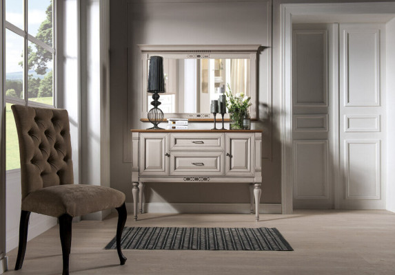 Klassische Kommode Vitrine Kommoden Vitrinen Vitrinenschrank Kommodenschrank
