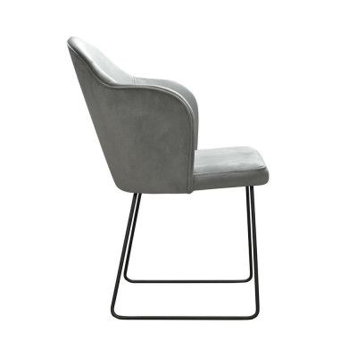 Stuhl 6x Esszimmer Polsterstuhl Fernseh Lounge Club Textil Sitz Sessel Set