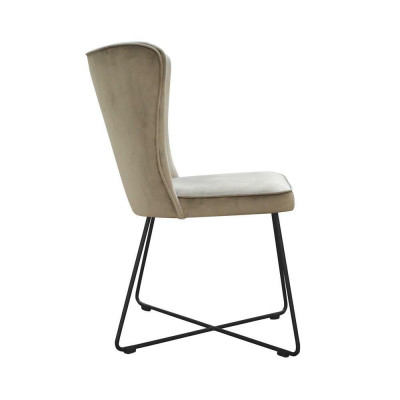 Design Wartezimmer Stuhl Sitz Stühle Praxis Ess Zimmer Stoff Textil Polster