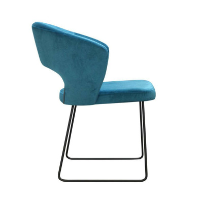Design Wartezimmer Stuhl Sitz Praxis Stühle Ess Zimmer Stoff Textil Polster