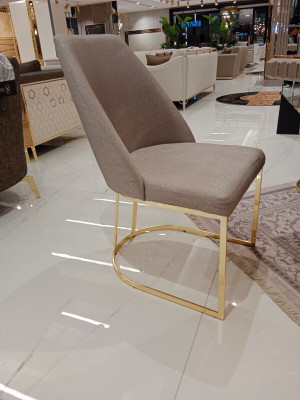 4x Stühle Stuhlgruppe Polster Design Möbel Esszimmer Textil