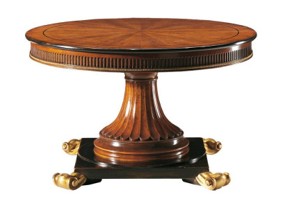 Esstisch Tisch Esszimmer Holz Design Luxus Klassisch Tische Braun Esstische