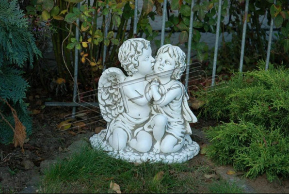 Grabschmuck Deko Grab Stein Dekoration Engel Figur Skulptur Gott Heilig