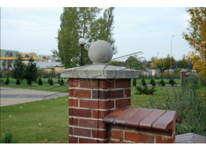 Säulen Element Sockel Kopf Abdeckung für Säule Antik Stil Garten