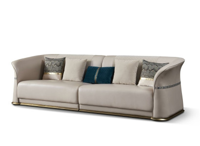 Luxus Dreisitzer Couch Sitz Polster 3 Sitz Polster Couchen Loung Club Sofa