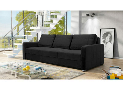 Schlafsofa Sofas Klapp Textil Couch Bett Sofa Kasten Couchen Polster Möbel Stoff