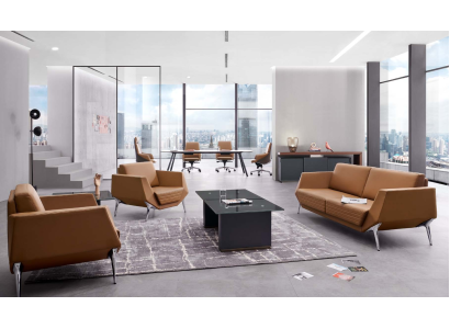 Sofagarnitur 3+1+1 Sitzer Design Couch Polster Deko Sofas Modern Garnitur