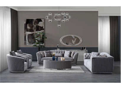 Polstersofa 3-Sitzer bequem luxuriös in Sofa Couch moderner Stil 286cm
