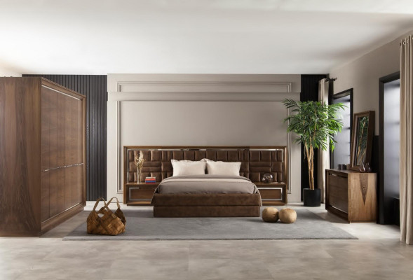 Luxus Möbel Bett 160x200 Schrank Betten Möbel Gepolsterte Hotel Einrichtung