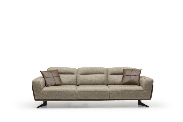 Gemütliche Couch 260cm Big Sofa Couchen Sofas Stoffsofa Textil Wohnzimmer