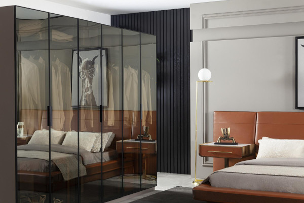 Designer Kleiderschrank Durchsichtiger Schrank Möbel Schwebetüren Schränke