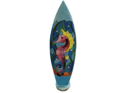 Seepferdchen Design Figur Statue Surfbrett Handarbeit Skulpturen Figuren Statuen