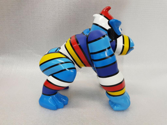 Neue moderne Designer-Figur: Dekorative Gorilla-Statue für den Garten