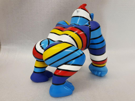Neue moderne Designer-Figur: Dekorative Gorilla-Statue für den Garten