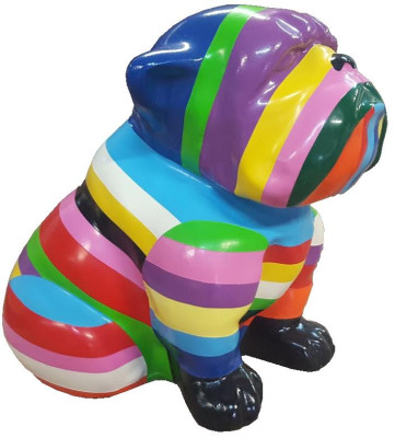 Abstrakte Figur Statue Moderne Figuren Dekoration Hund Skulptur Deko Wohnzimmer