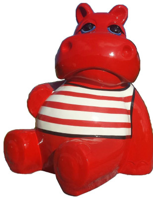 Moderne Dekoration Abstrakte Figur Figuren Abstrakt Statuen Skulptur Nilpferd
