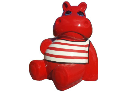 Moderne Dekoration Abstrakte Figur Figuren Abstrakt Statuen Skulptur Nilpferd