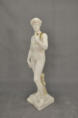 David Skulpturen Skulptur Statue Gartenfigur Figur Dekofigur Mann Garten 0013