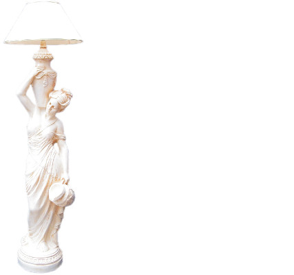 Design Leuchten Steh Lampe Leuchte Lampenschirm Dekolampe Beleuchtung 6828 Neu