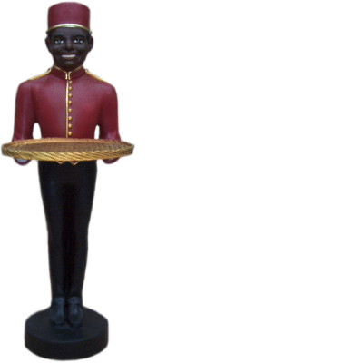 Hotelier Hotel Figur Statue Skulptur Figuren Skulpturen Dekoration Deko 7084 Neu